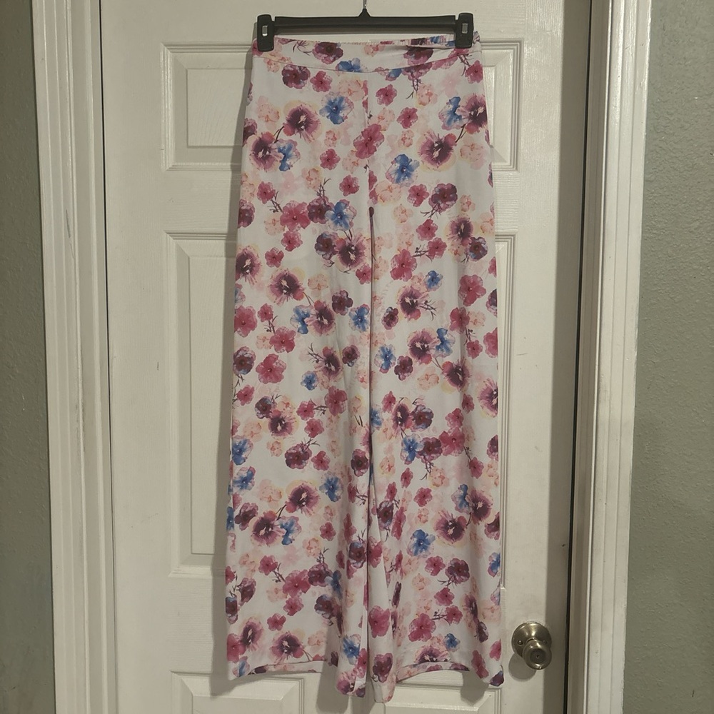 Bar III Floral Maxi Dress - Pink and Blue